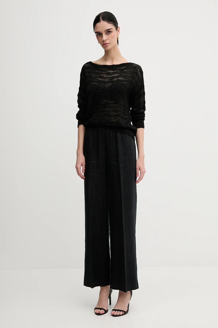 Sisley pulover 116CL106F negru SS25