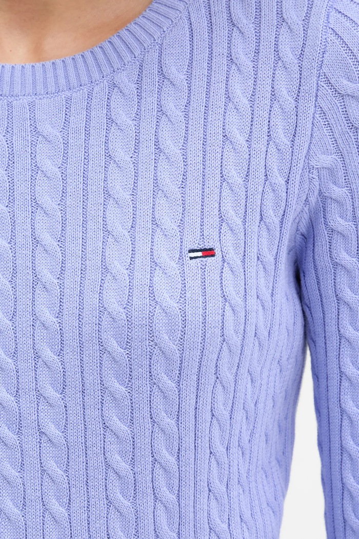 Tommy Jeans pulover de bumbac violet DW0DW22165