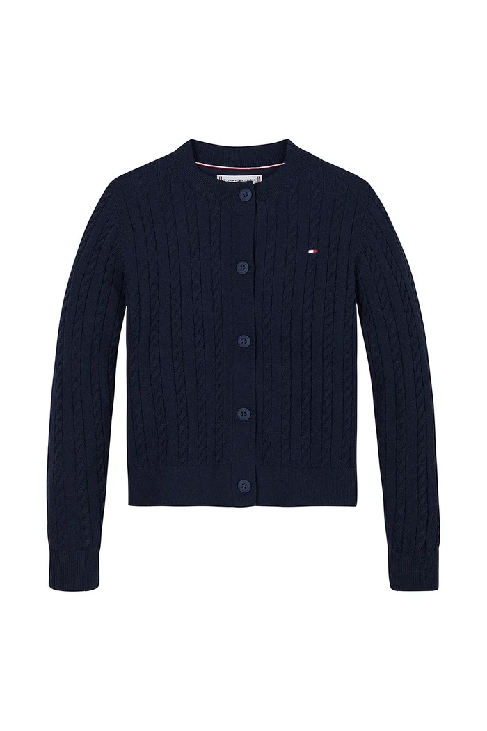 Dětský svetr Tommy Hilfiger KG0KG08282.128.176.PPYA námořnická modř SS25