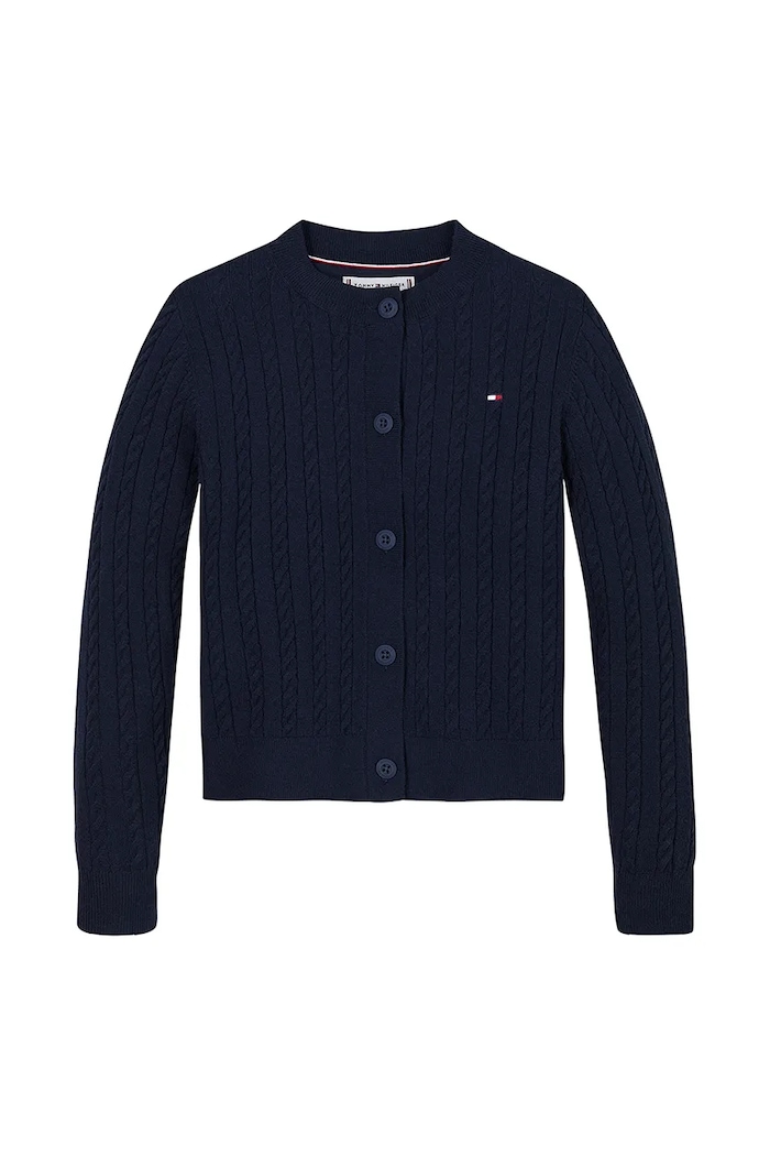 Dětský svetr Tommy Hilfiger KG0KG08282.128.176.PPYA námořnická modř SS25
