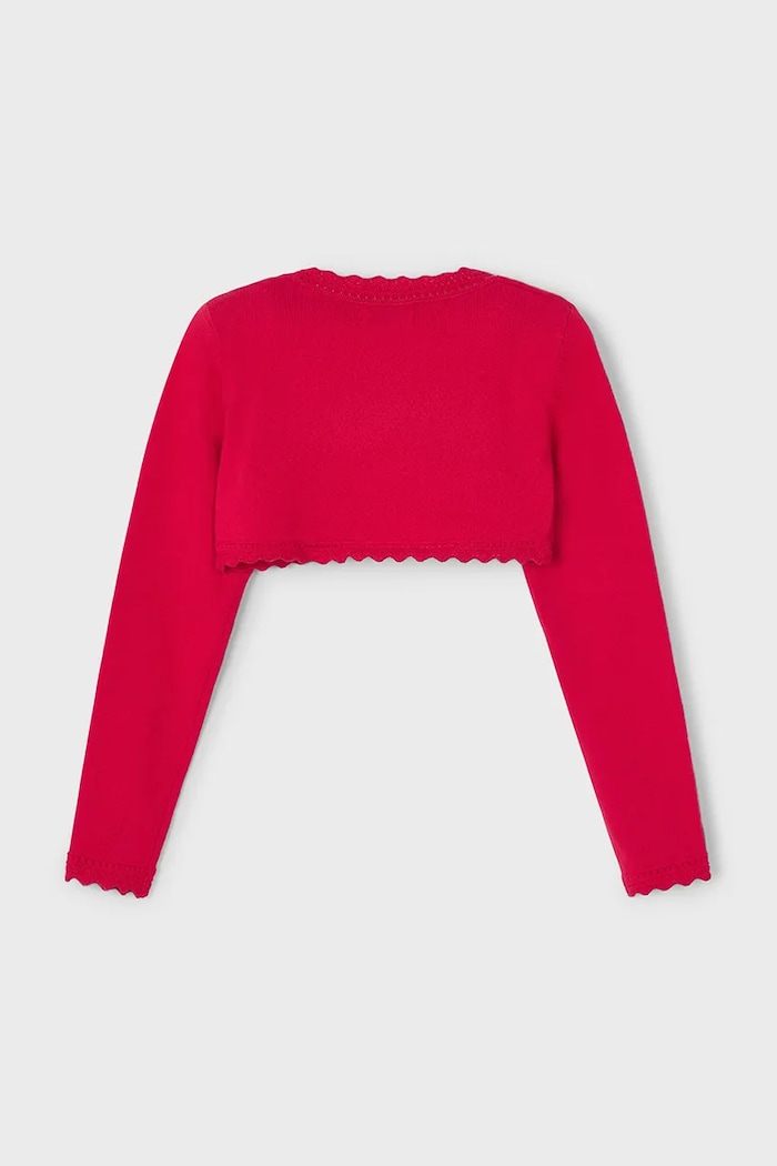 Mayoral Cardigan copii 320.6A.Mini.PPYA rosu SS25