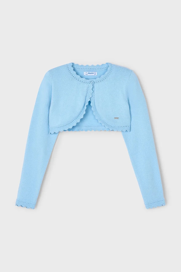 Mayoral cardigan copii uni albastru 320.6A.Mini.PPYA
