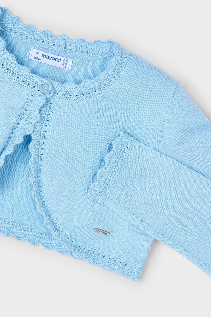 Fete Mayoral cardigan copii 320.6A.Mini.PPYA albastru