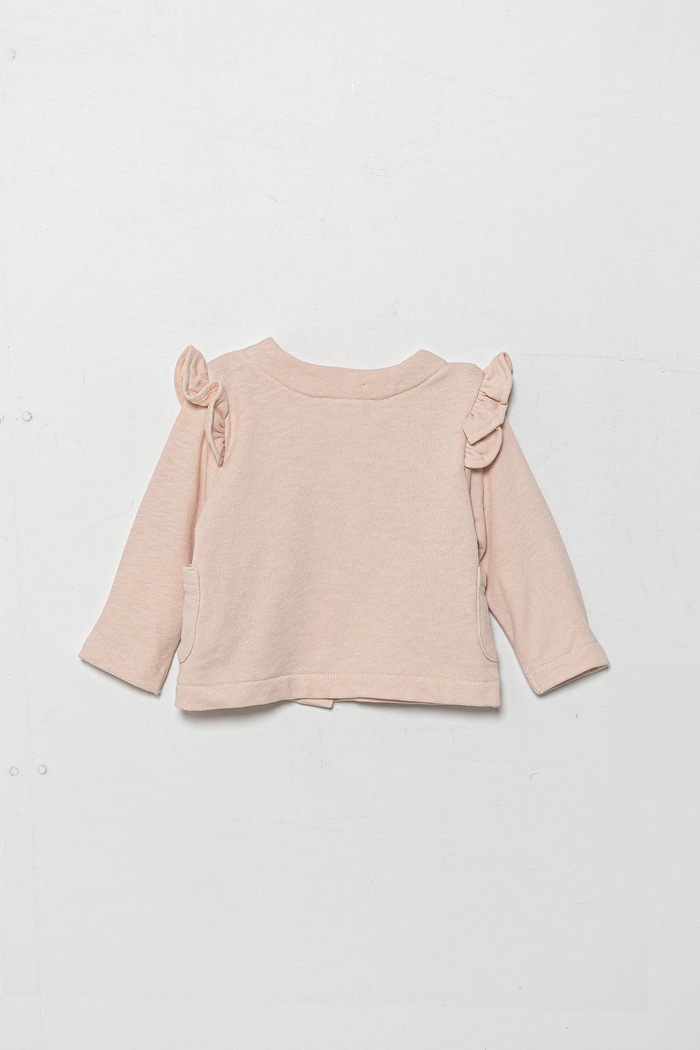 United Colors of Benetton cardigan bebe 3Z4JA501I.W.Seasonal roz SS25