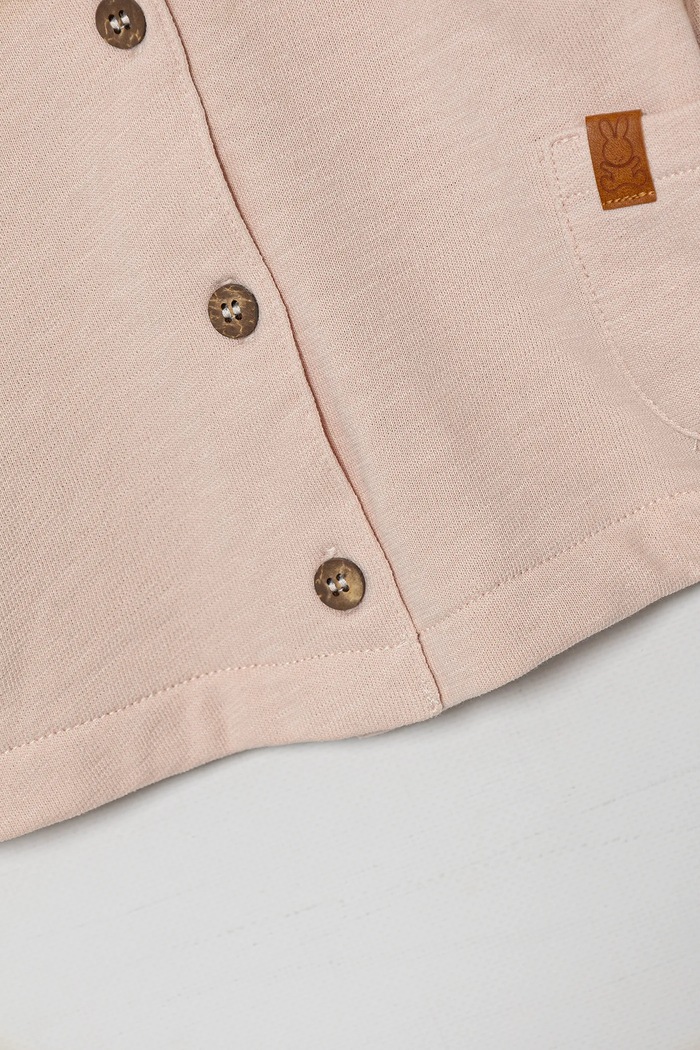 Fete United Colors of Benetton cardigan bebe 3Z4JA501I.W.Seasonal roz