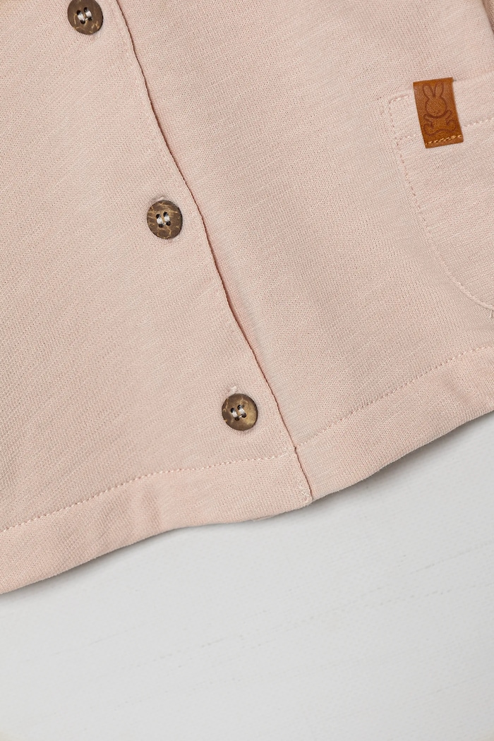 Fete United Colors of Benetton cardigan bebe 3Z4JA501I.W.Seasonal roz