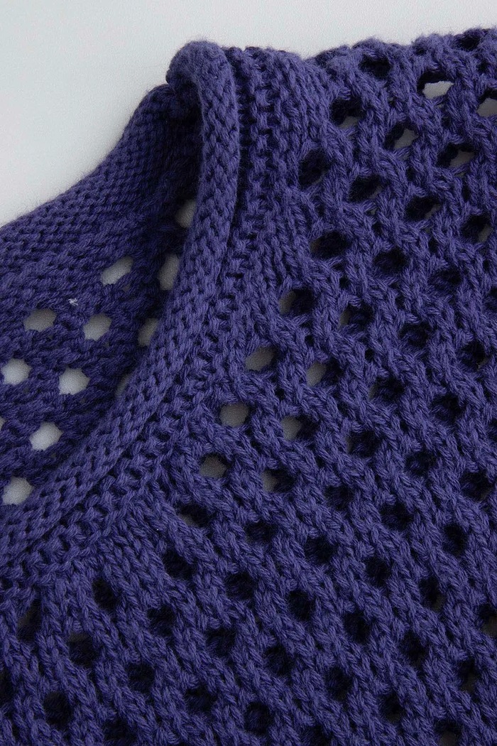 Παιδικό βαμβακερό πουλόβερ Coccodrillo μπλε WC5172101CGJ