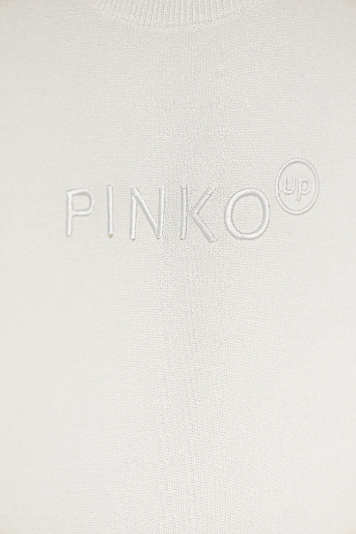 Момиче Детски пуловер Pinko KFMA007.C.FL073 бял