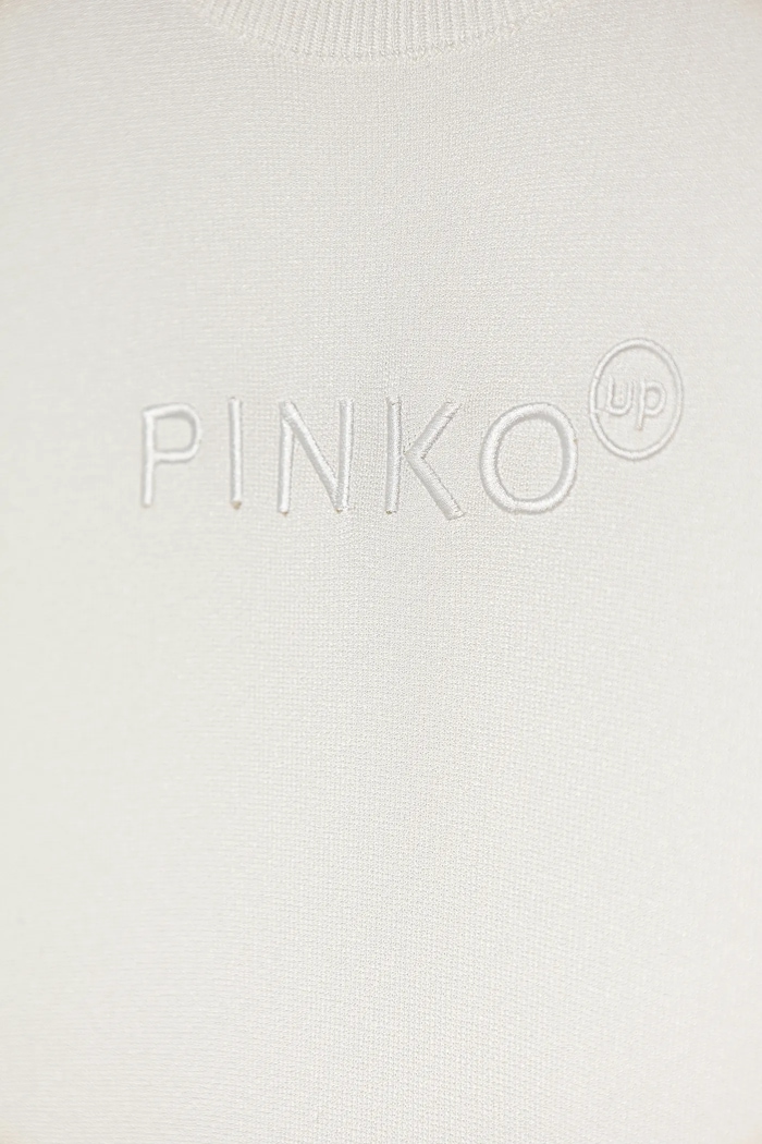 Момиче Детски пуловер Pinko KFMA007.C.FL073 бял