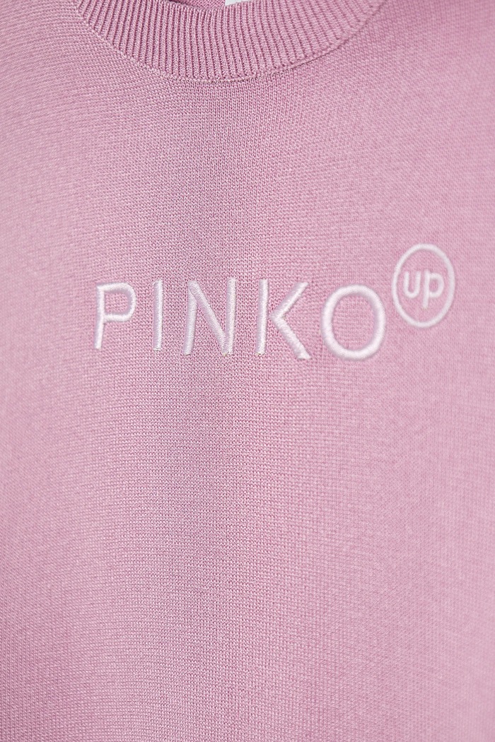 Детски пуловер Pinko розов KFMA007.C.FL073