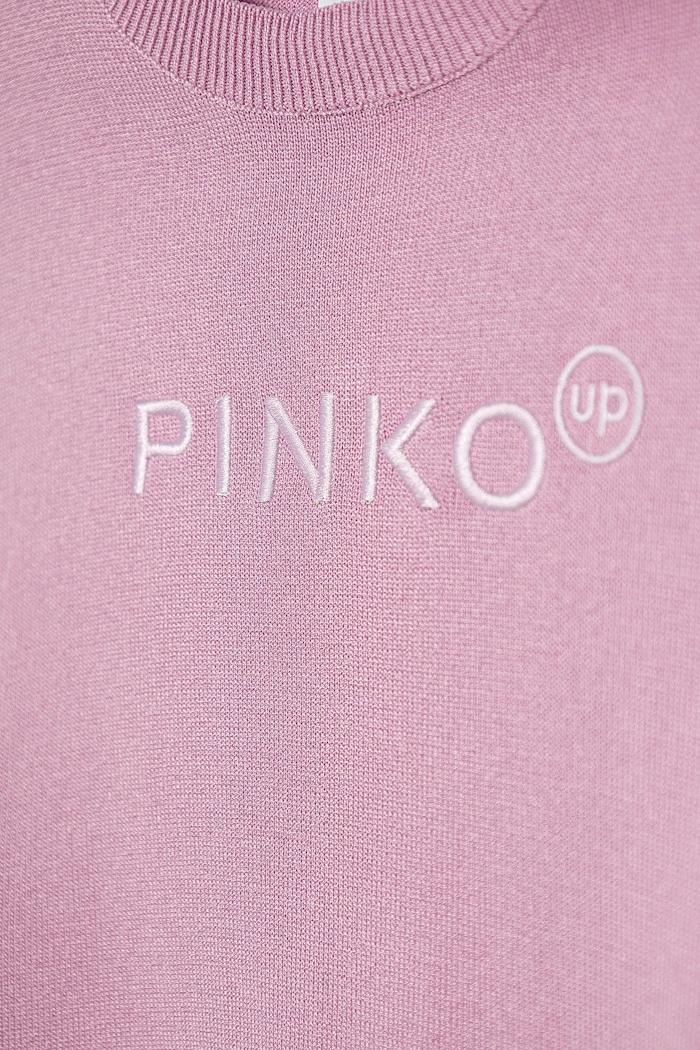 Детски пуловер Pinko розов KFMA007.C.FL073