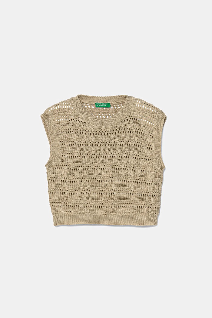United Colors of Benetton kamizelka dziecięca pozostałe zielony 104FC108M.G.Seasonal