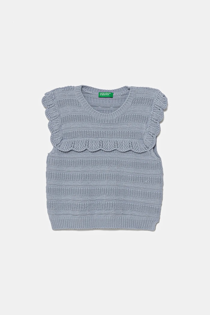 United Colors of Benetton bez uzorka plava 1077G100V.P.Seasonal