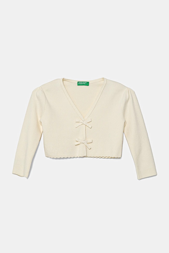 United Colors of Benetton kardigan dziecięcy pozostałe beżowy 1W25G600F.P.Seasonal