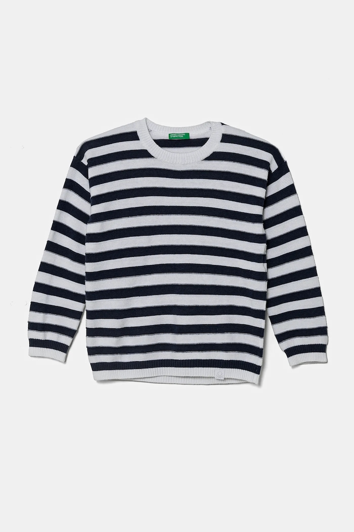 Detský sveter United Colors of Benetton tenká tmavomodrá 1036H102L.P.Seasonal