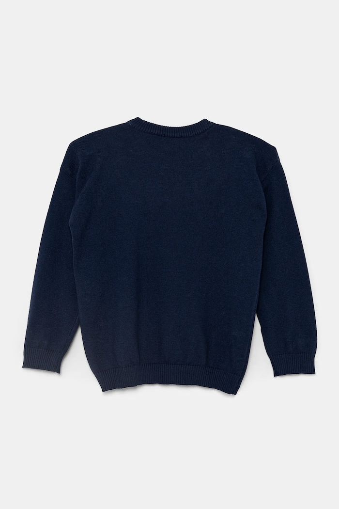 Детски пуловер United Colors of Benetton 1098G100U.P.Seasonal тъмносин SS25