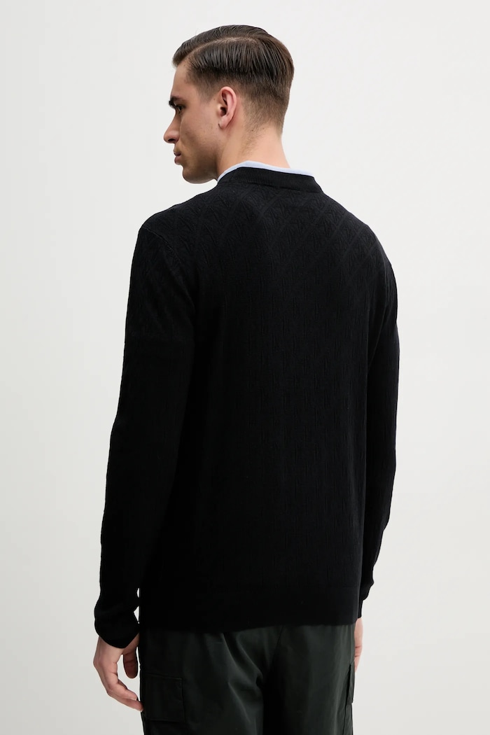 Odzież Armani Exchange sweter XM000176.AF10454 granatowy