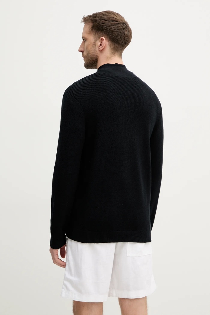 Odzież Armani Exchange sweter z domieszką wełny XM000186.AF10348 granatowy