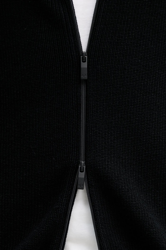 Armani Exchange sweter z domieszką wełny XM000186.AF10348 granatowy