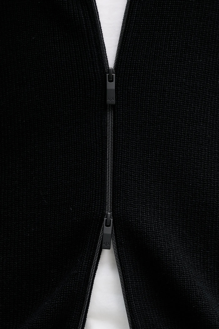 Armani Exchange sweter z domieszką wełny XM000186.AF10348 granatowy