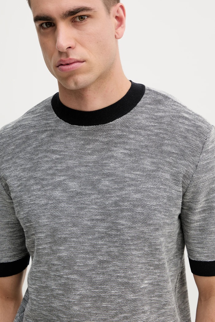 Armani Exchange t-shirt bawełniany granatowy XM000175.AF11966