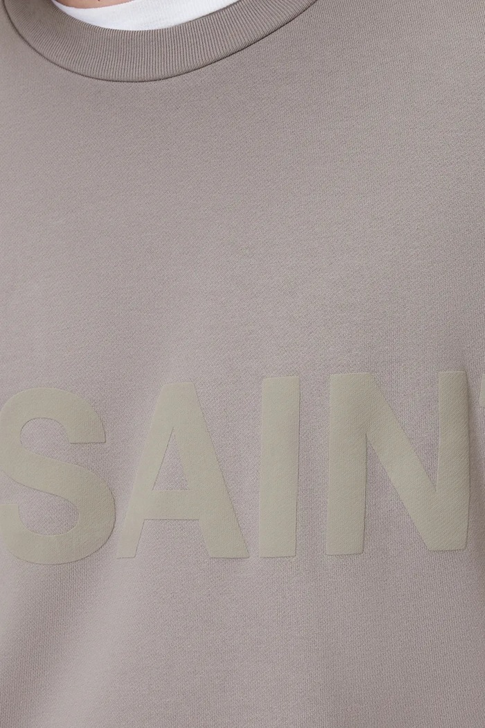 AllSaints bluza bawełniana BIGGY M029NA beżowy SS25