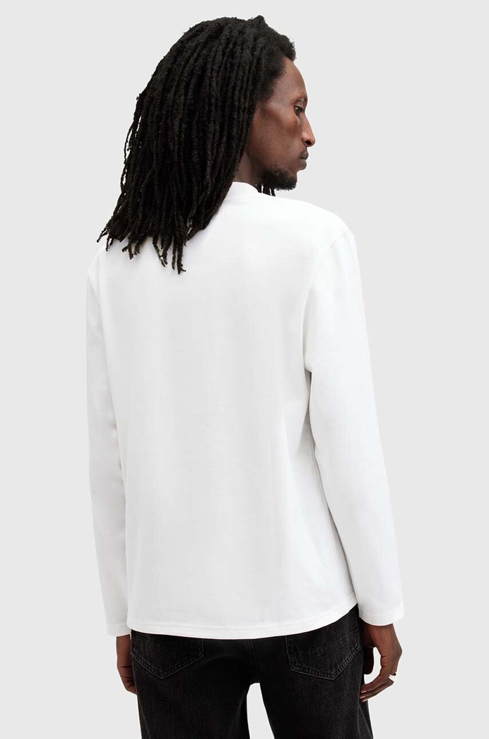 Bavlnená mikina AllSaints NERO biela M038JB