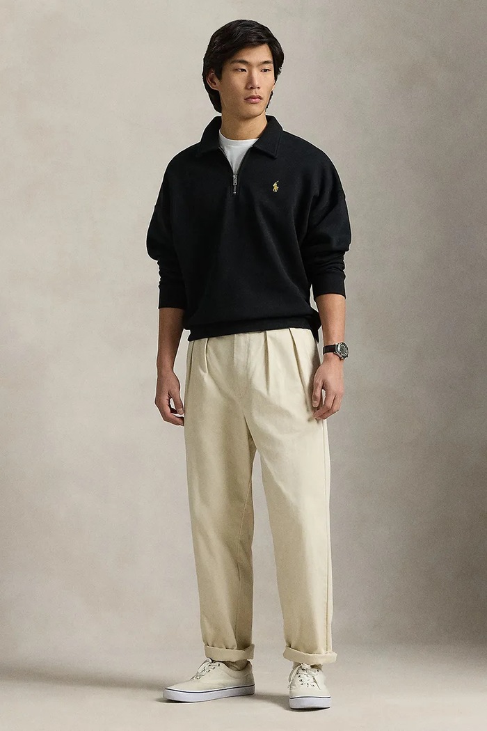 Дрехи Памучен пуловер Polo Ralph Lauren 710961601 черен
