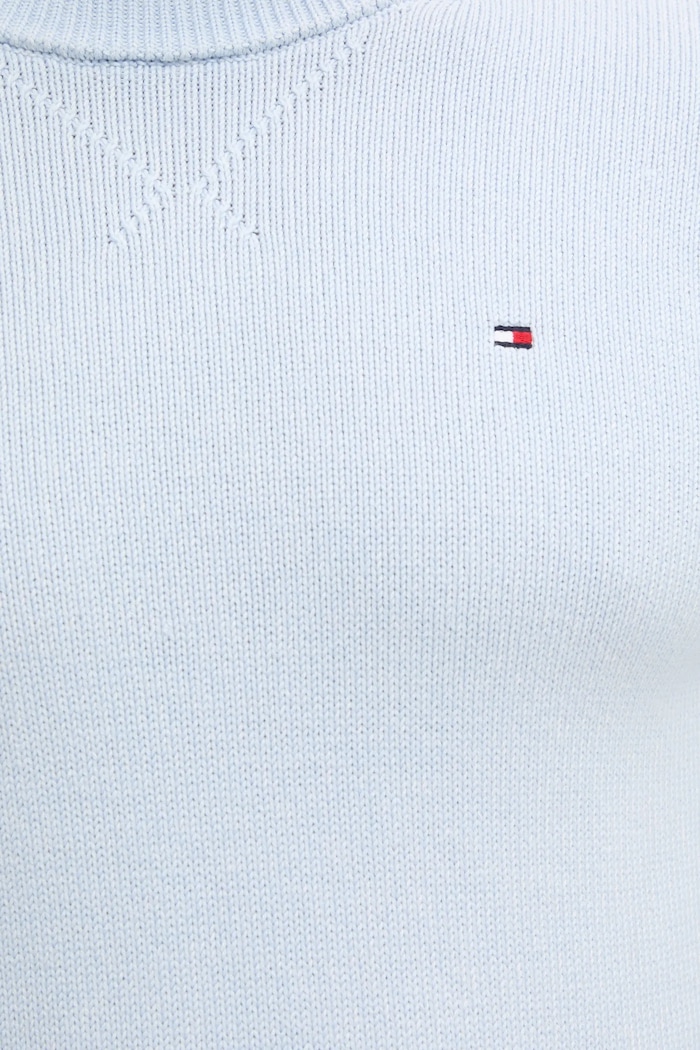 Bavlněný svetr Tommy Hilfiger MW0MW37397 modrá