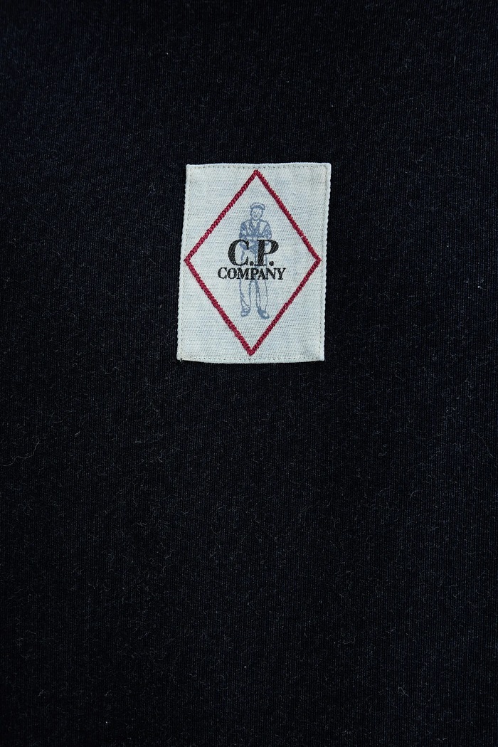 C.P. Company bluza bawełniana 18CMSS184A110055W granatowy