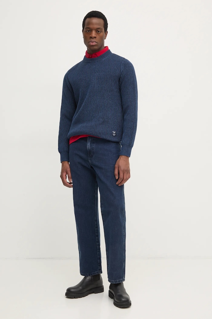 Pepe Jeans maglione LAWSON CREW NECK PM702496 blu navy SS25