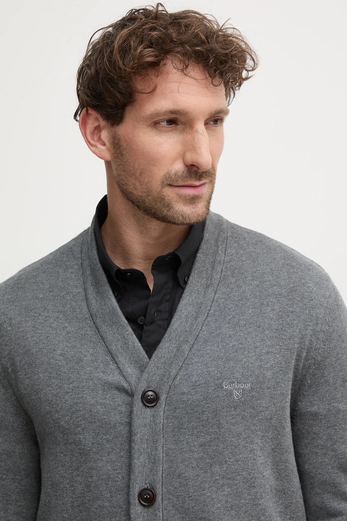 Barbour sweter szary MKN1622GY53
