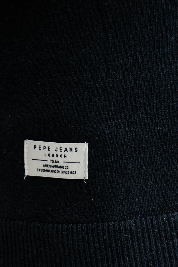 Svetr s příměsí lnu Pepe Jeans LAYNE PM702519 námořnická modř