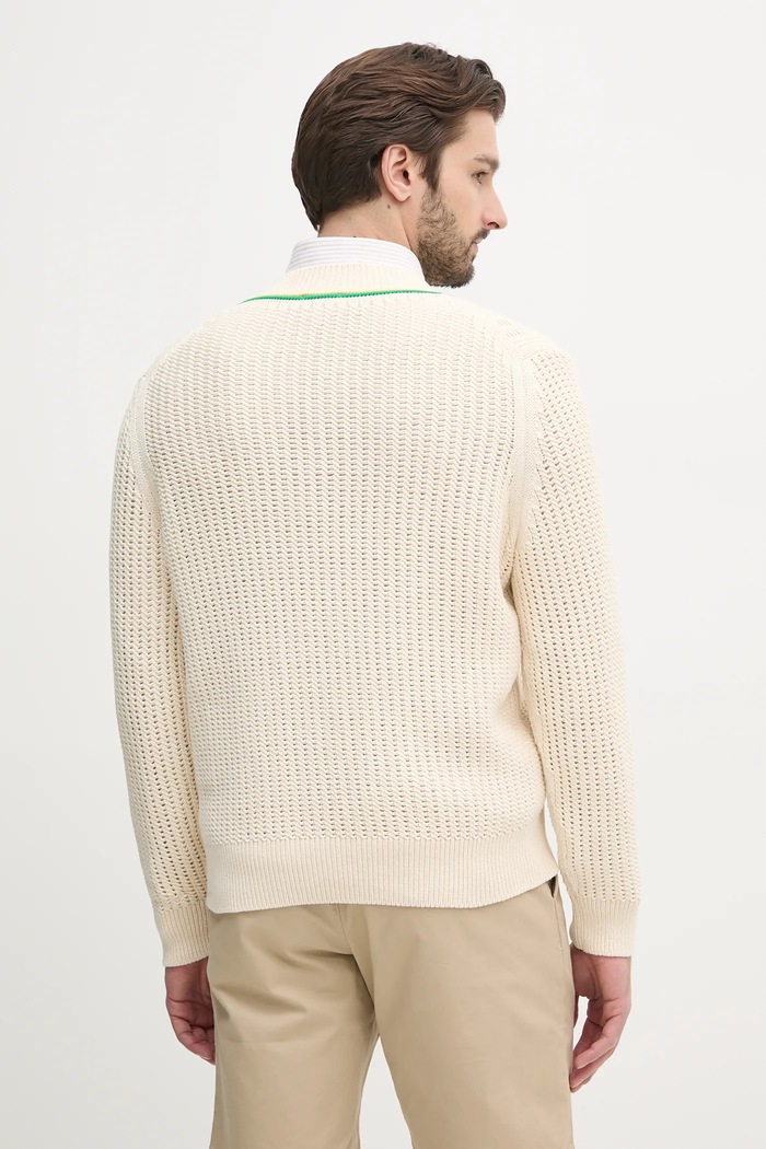 Îmbrăcăminte Lacoste pulover AH9303 bej