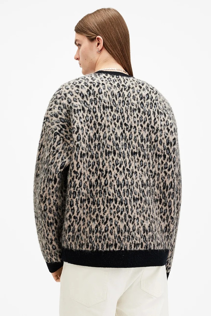 Жилетка с вълна AllSaints NEKO бежов M096KB