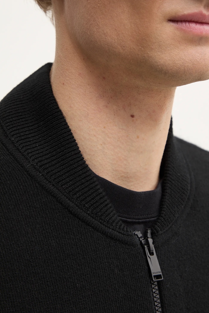 Vlnený kardigán ZADIG&VOLTAIRE KMCA00227.19W.001 čierna