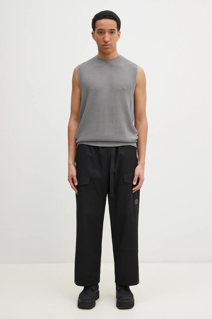 Y-3 gilet Graphic Knit Vest JM3237 grigio