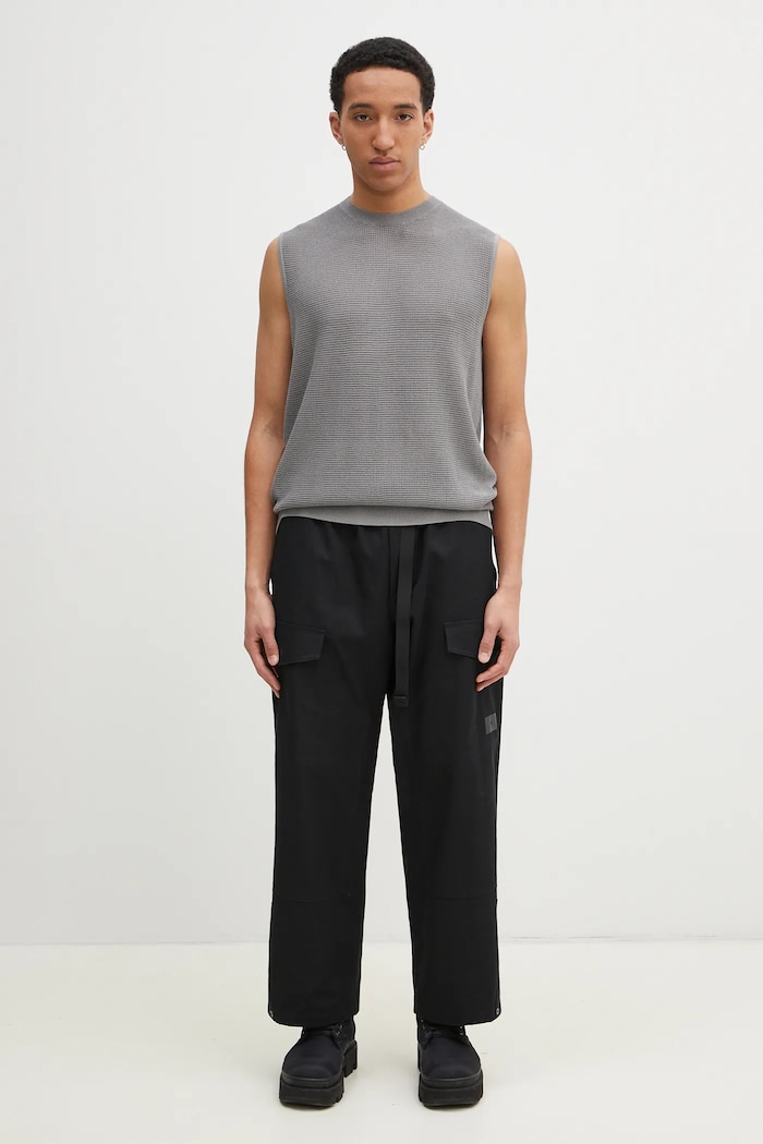 Y-3 gilet Graphic Knit Vest JM3237 grigio