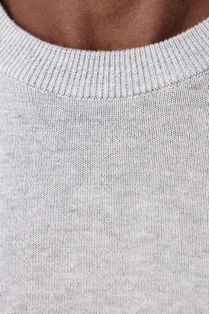 Sweter męski z bawełną Kanovano_S BOSS Orange szary 50527583