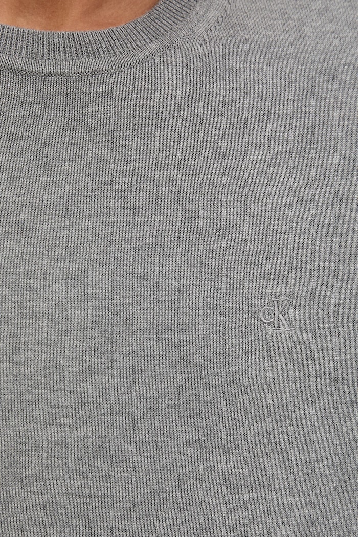Calvin Klein pulover bărbați din bumbac LV040BM343 gri