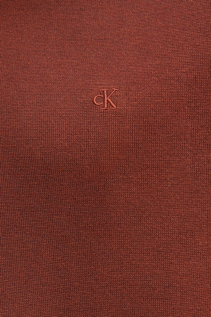 Calvin Klein pulover bărbătesc din bumbac LV040BM343 portocaliu