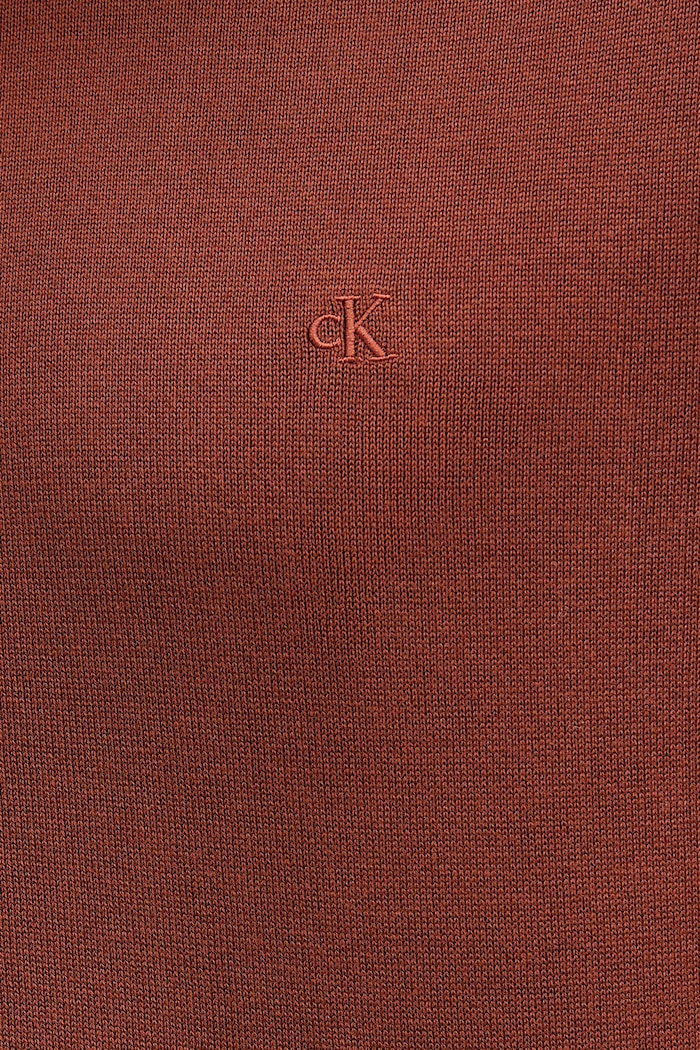 Calvin Klein pulover bărbătesc din bumbac LV040BM343 portocaliu