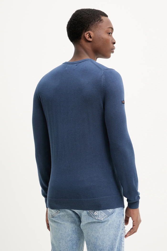 Odzież Superdry sweter M6110667A.C2Y granatowy