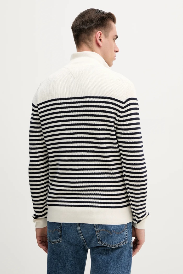 Îmbrăcăminte Tommy Hilfiger pulover de bumbac MW0MW38601 bej