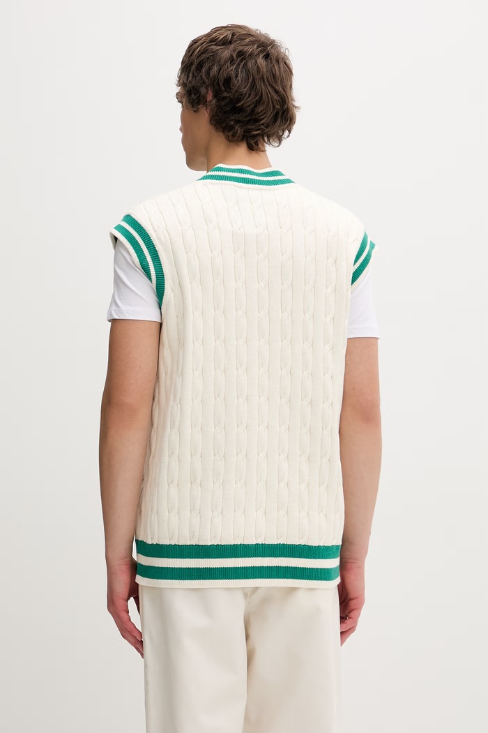 Odzież Fred Perry kamizelka K9721.560 beżowy