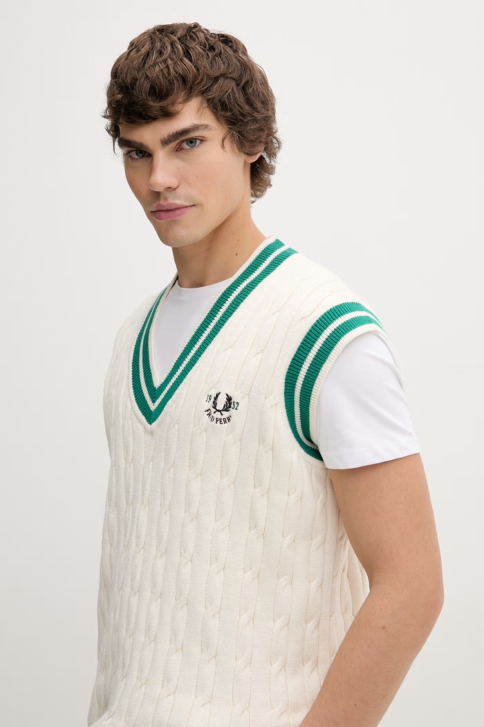 Fred Perry kamizelka beżowy K9721.560