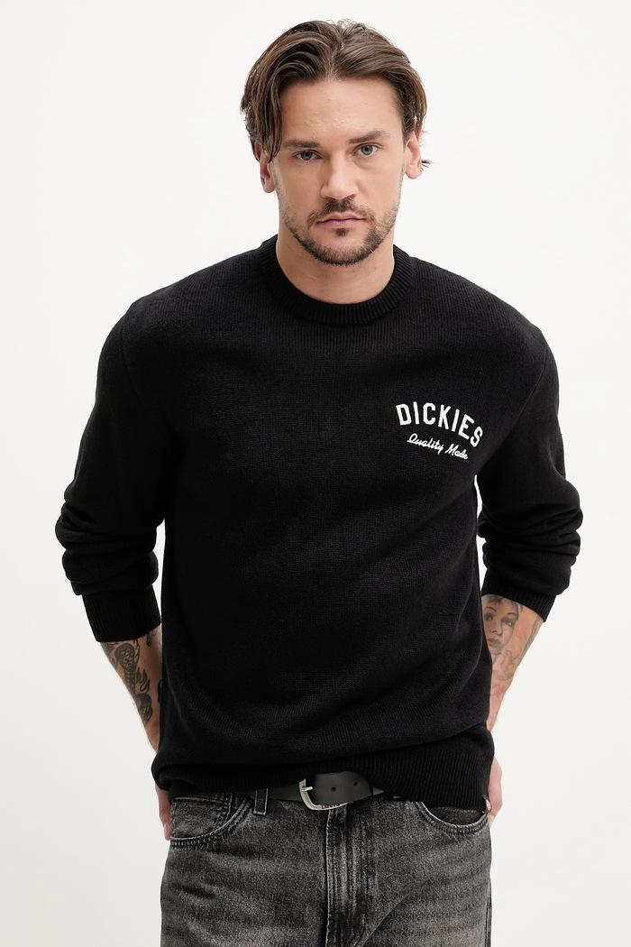 Dickies pulóver mintás fekete DK0A4Z7BBLK1