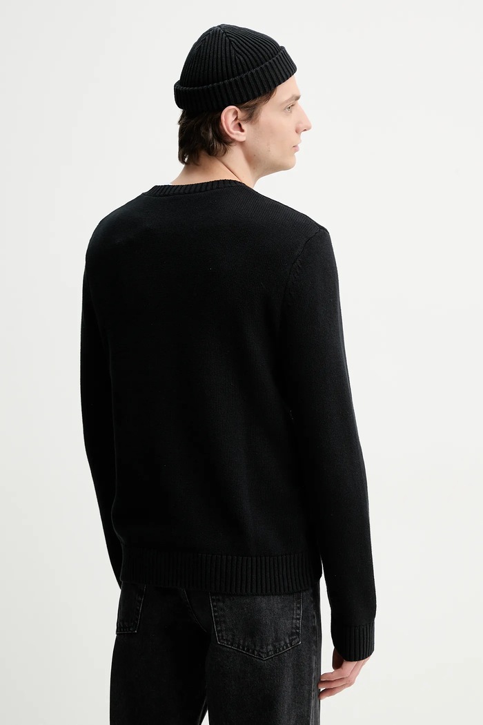 Îmbrăcăminte The Kooples pulover din amestec de lână HPUL30003K negru