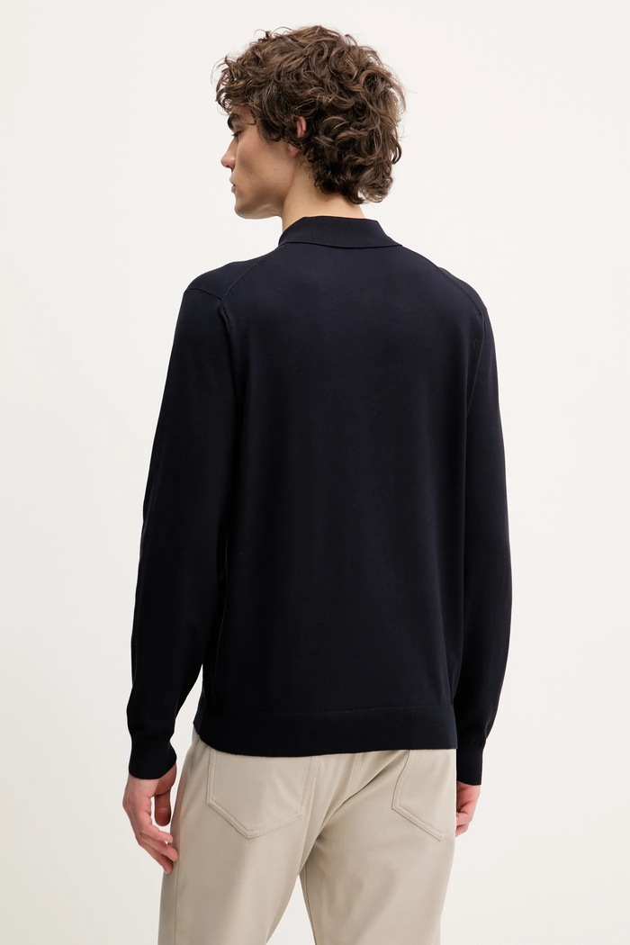 Theory sweter P0186710 granatowy SS25