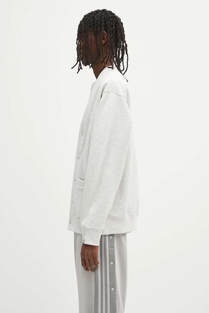 Суичър AAPE Now Zip Up AAPSWMB329XAN сив SS25